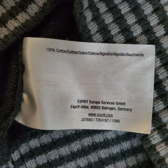 Esprit Kids Toddler Rusty Red Block Striped Crew Neck Pullover Knit Sweater 4T - Picture 5 of 12